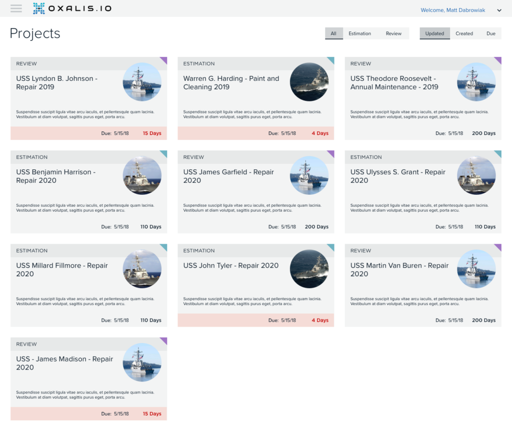 Oxalis Estimation software provides increased collaboration, heightened visibility, disaster recovery, and error notification functionality 