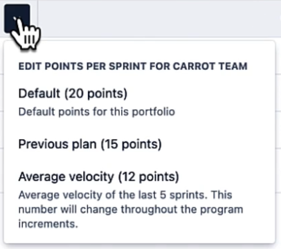 Available capacity column: Jira Align