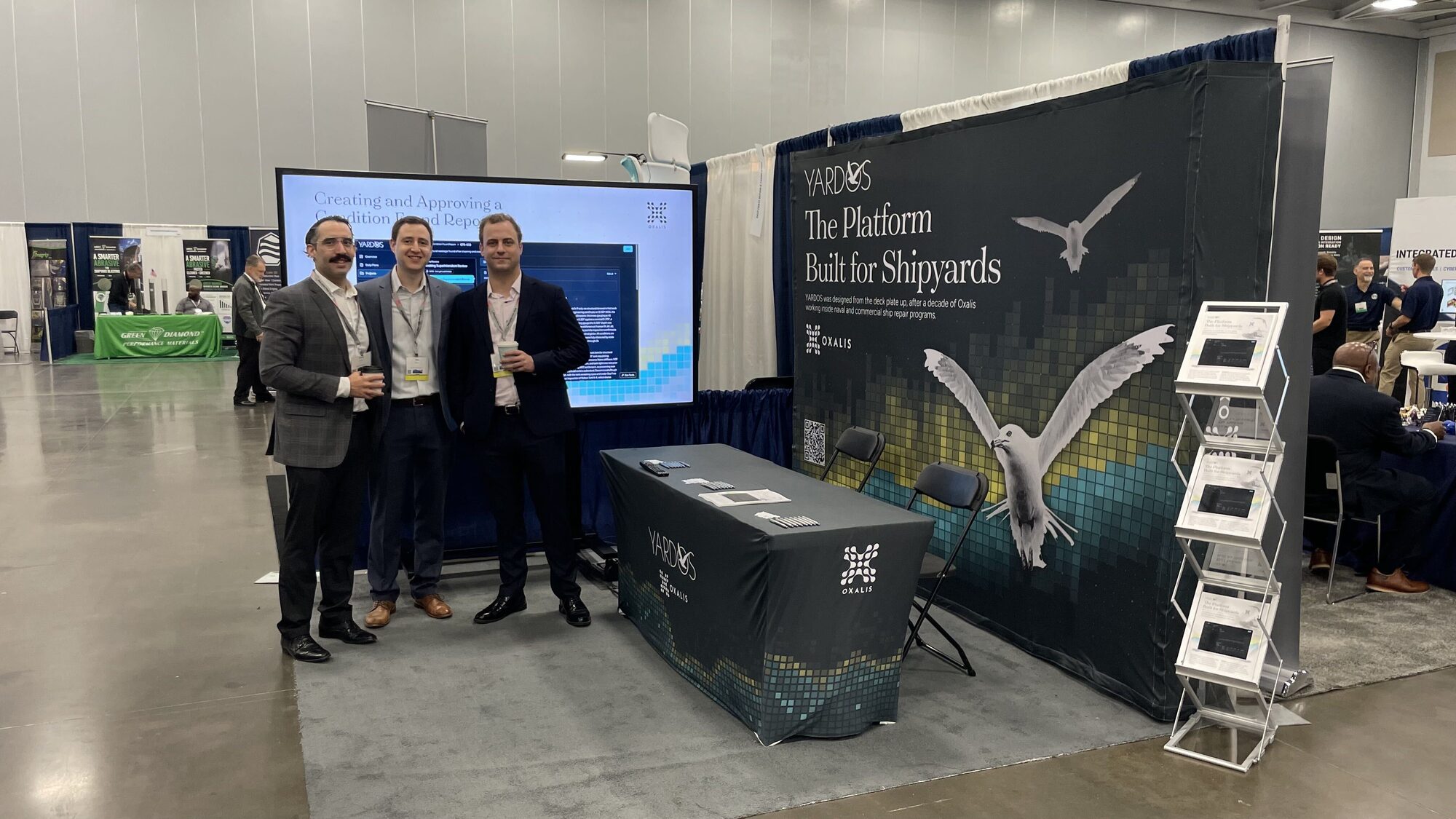 The Oxalis team at the YARDOS booth at FMMS 2026 in Virginia Beach